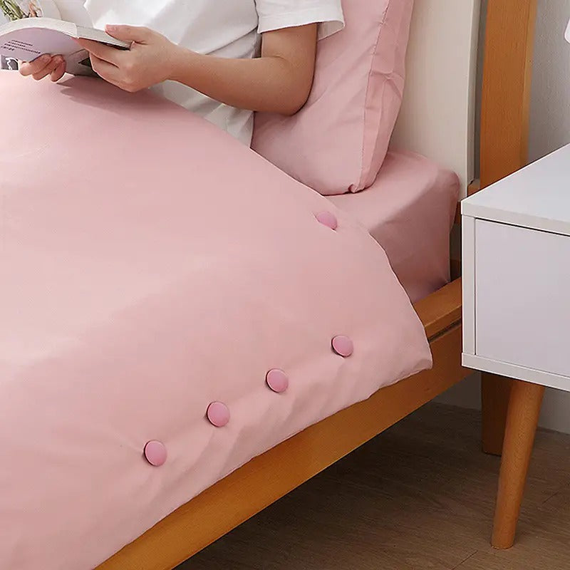 Curtain Needles Mushroom Shape Cotton Clips, Duvet Bed Sheet Pack of 10