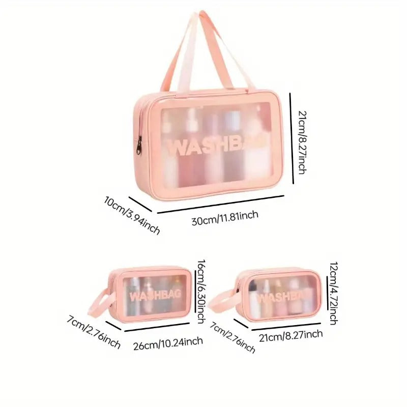 3 pc Wash bag
