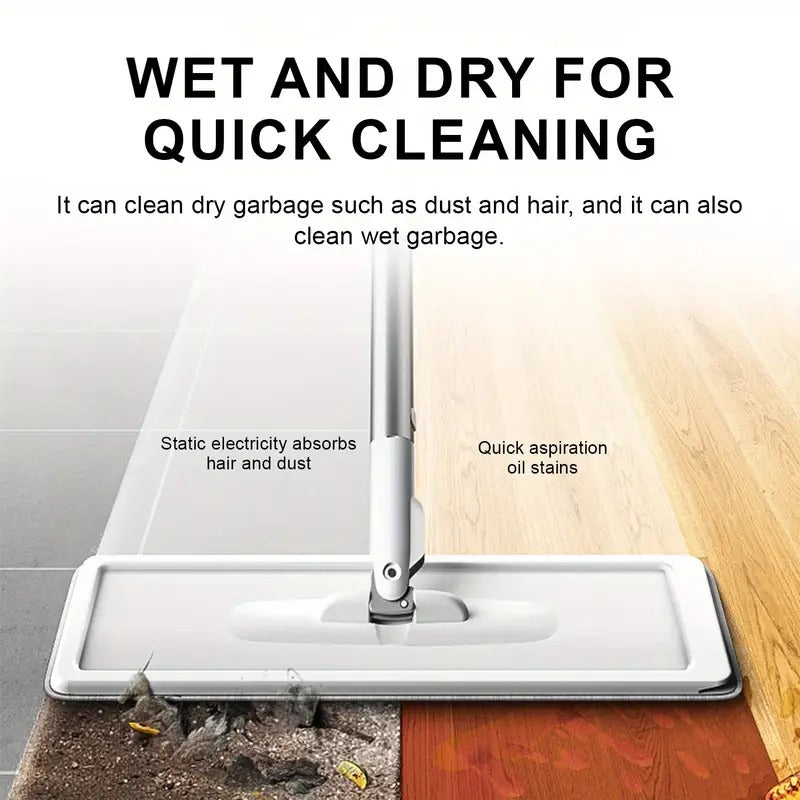 Microfiber Flat Mop With Bucket