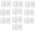 Adhesive Plastic MaleFemale Wall Sticker Hooks
