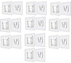Adhesive Plastic MaleFemale Wall Sticker Hooks