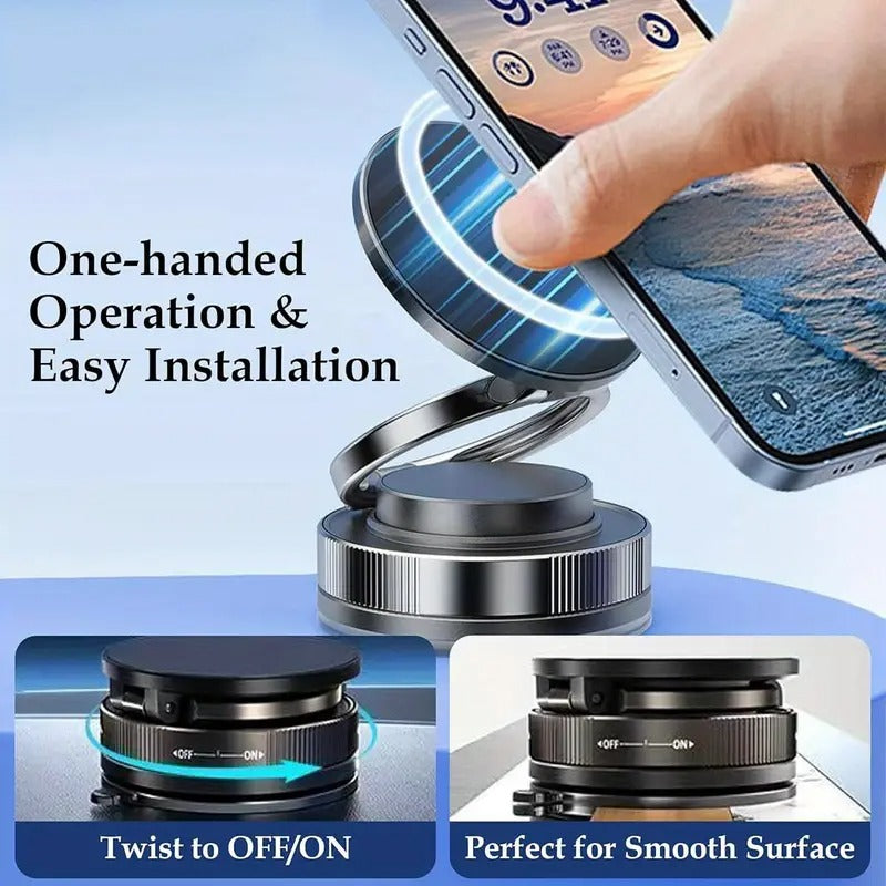 360° Vaccum Magnetic car Phones Holder