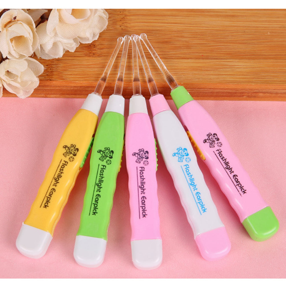 Earpick ear cleaner tool with light