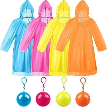Ball Raincoat With Keychain