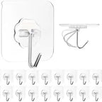 Adhesive Flower Hooks for Wall Without Drilling