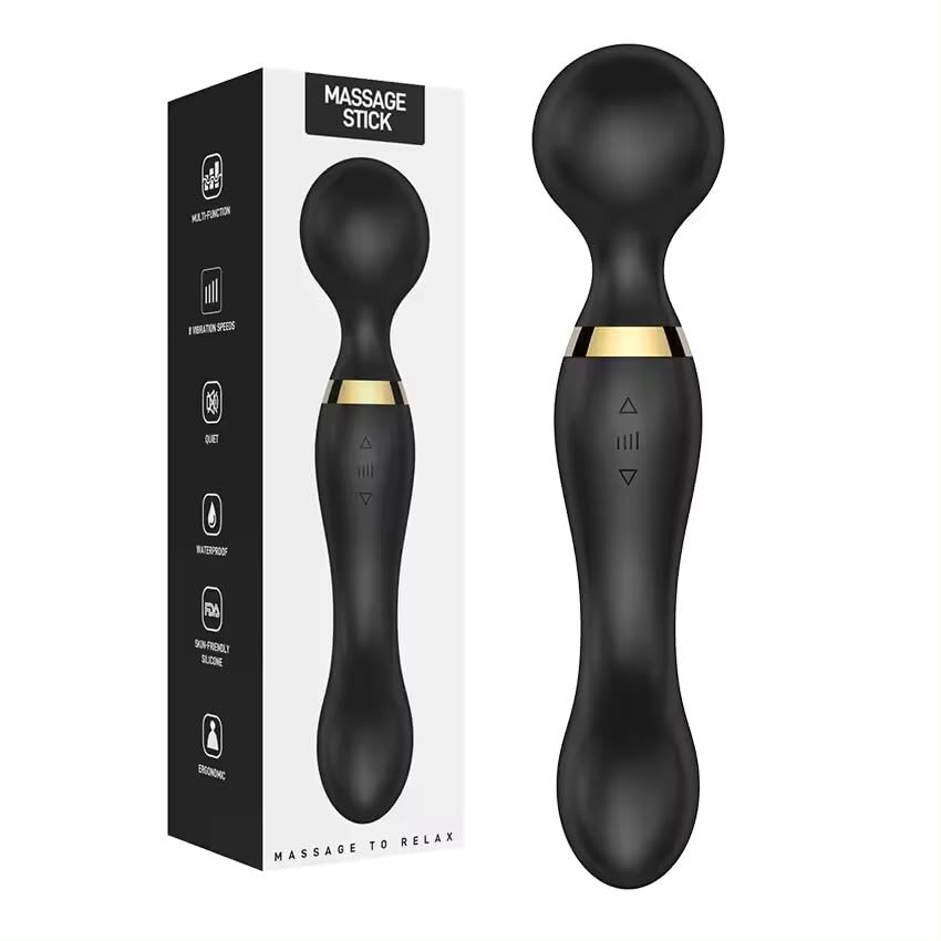 Double vibration body massager