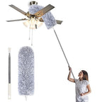 100 inch Microfiber Gray Fan mop cleaner