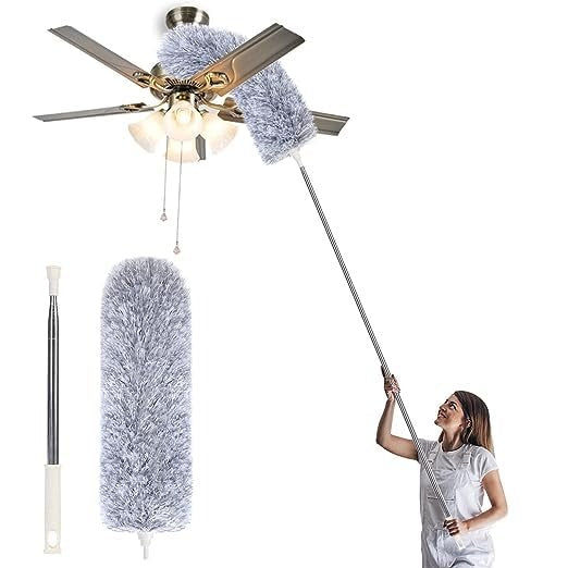 100 inch Microfiber Gray Fan mop cleaner