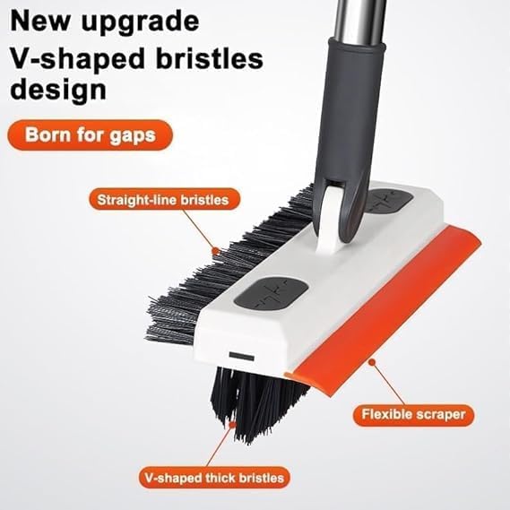 3 In 1 bathroom Scrub Mop Orange