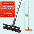 3 In 1 bathroom Scrub Mop Orange