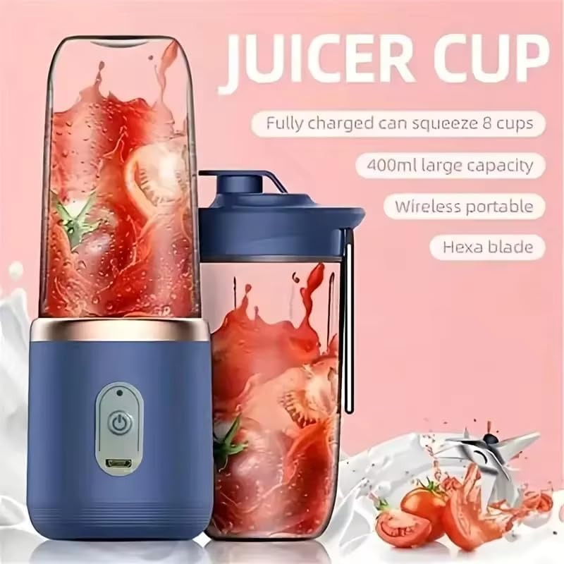 Rechargeable USB Bottle Hand Juicer Blender