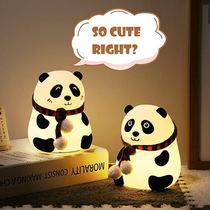 Panda night silicon lamp