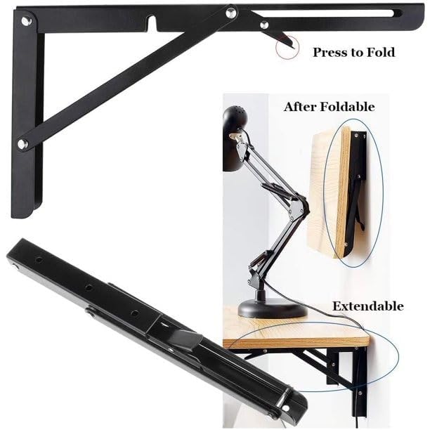 20cm Folding Shelf Brackets, 20cm