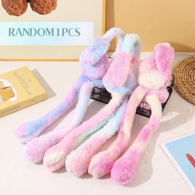 Winter Bunny Ear Earmuffs Moving Ear Chu Chu