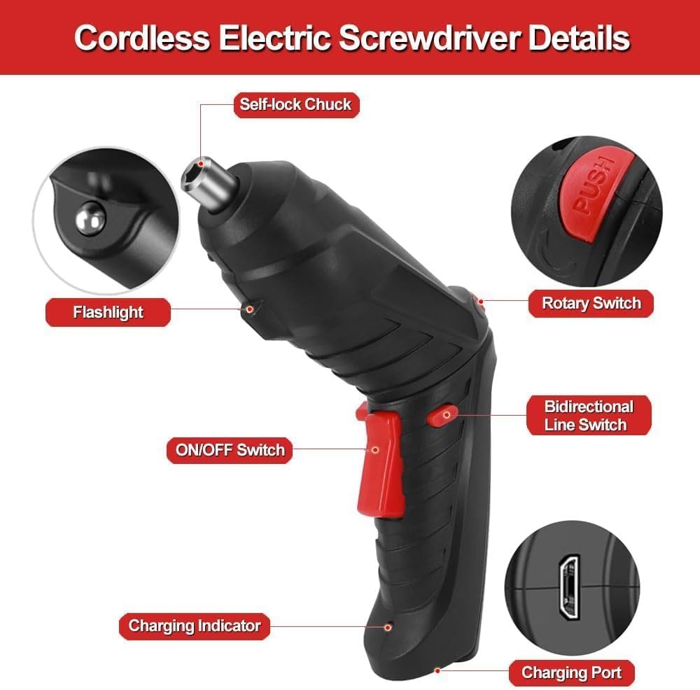 47 in 1 Screwdriver Bit Set Drill Accessories