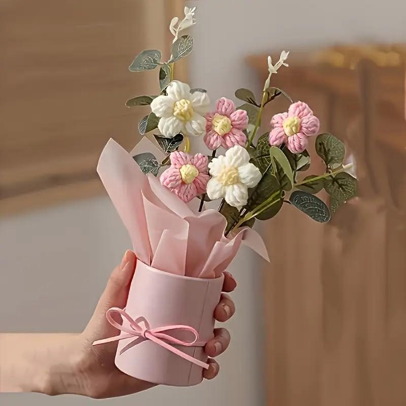 Artificial Crochet Flower Bouquet