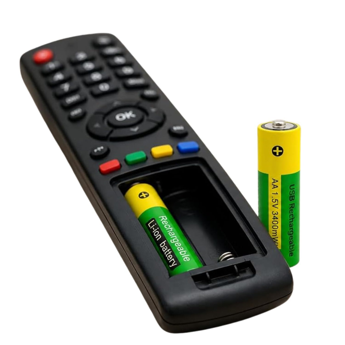 2 Pcs Type C Rechargeable Batteries