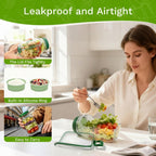 Portable Salad Jar with Side Opening