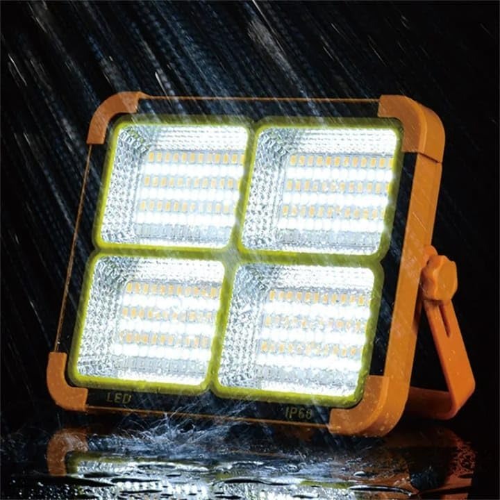 200W Solar Powered Portable LED Flood Light
