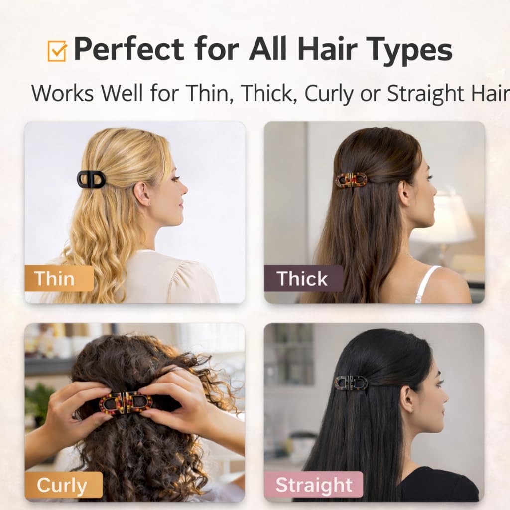 Magnetic Hair Clips