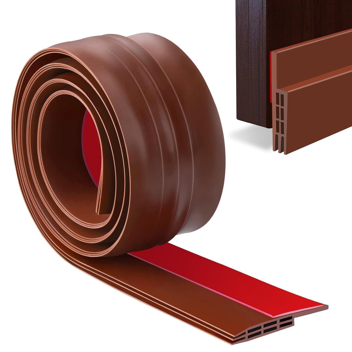 Brown Silicon Door Bottom Seal tape strip