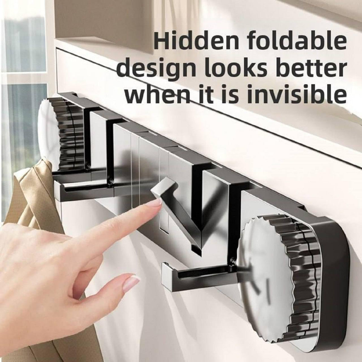 Invisible Wall Mounted Clothes Hanger