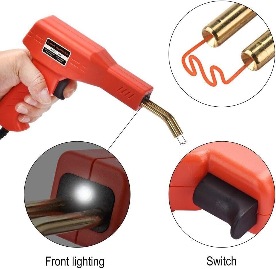 50W Plastic Welding Kit with 200 Staples