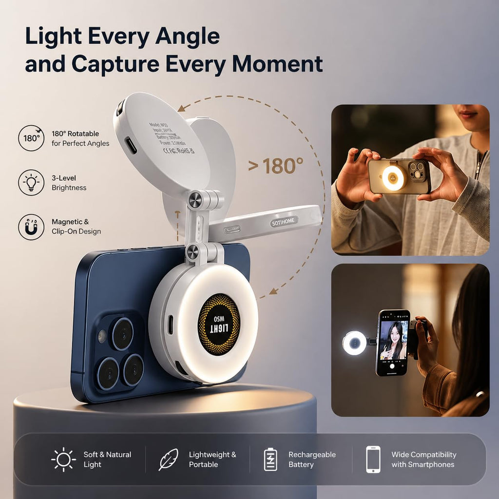W50 Magnetic Selfie Light