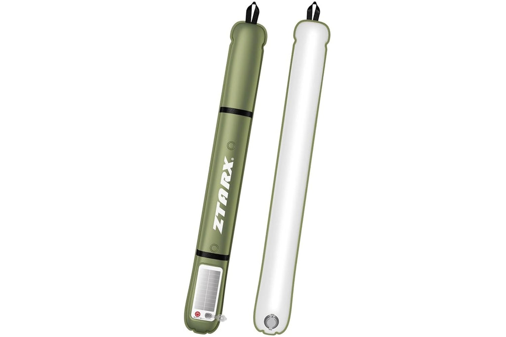 Inflatable Solar Tube Lantern air Solar and USB Rechargeable