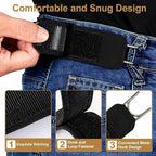 Buckleless Belt Hook Tactical Elastic Durable Metal Hook Elastic