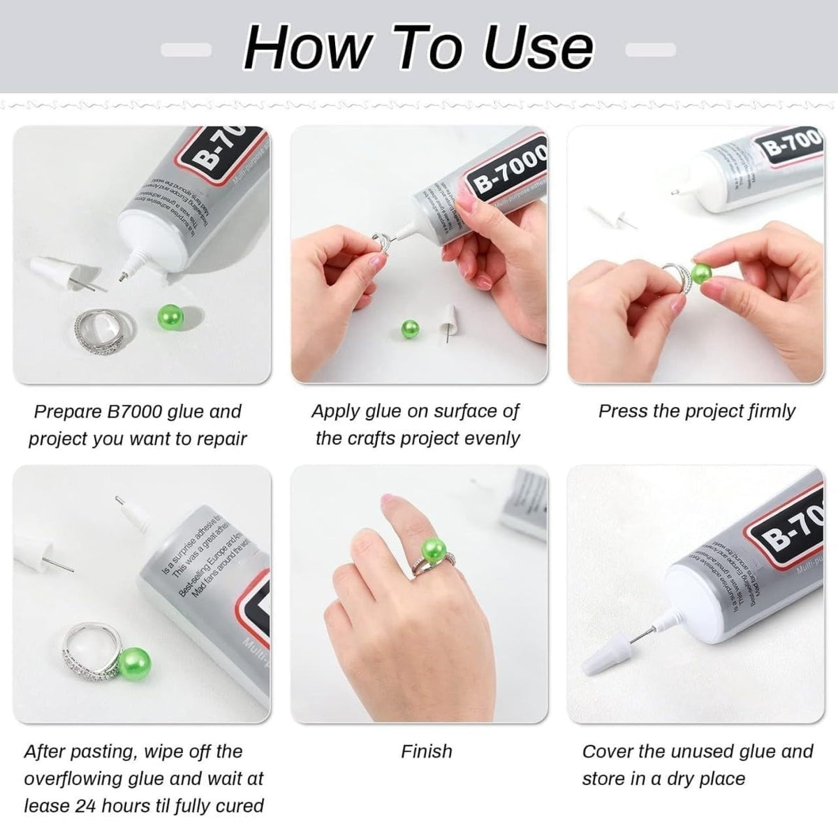 B-7000 invisible super strong glue