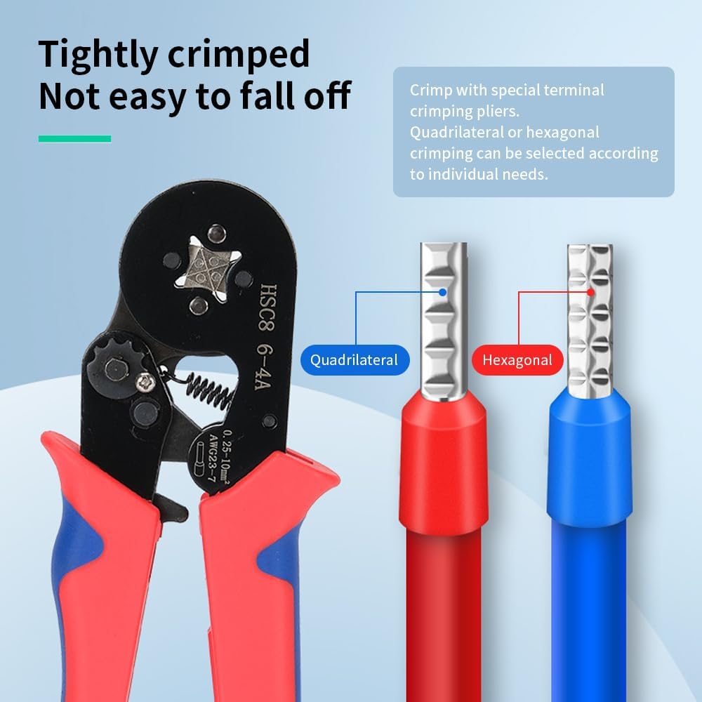 Ferrule Crimping Tool Kit with 1200PCS