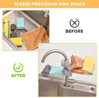 Stainless Steel Faucet Rack Holder For Kitchen Sink