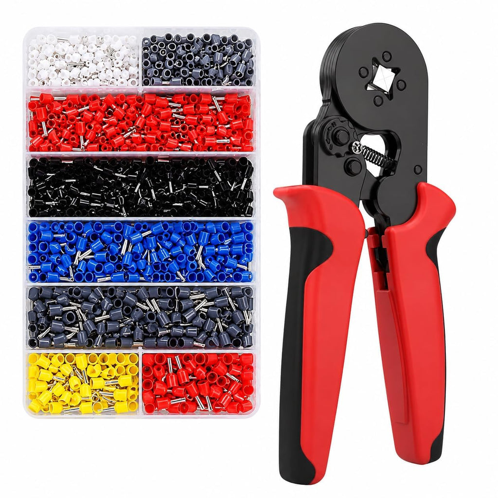 Ferrule Crimping Tool Kit with 1200PCS