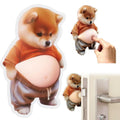 3D Cute Dog Door Stopper Wall Protector