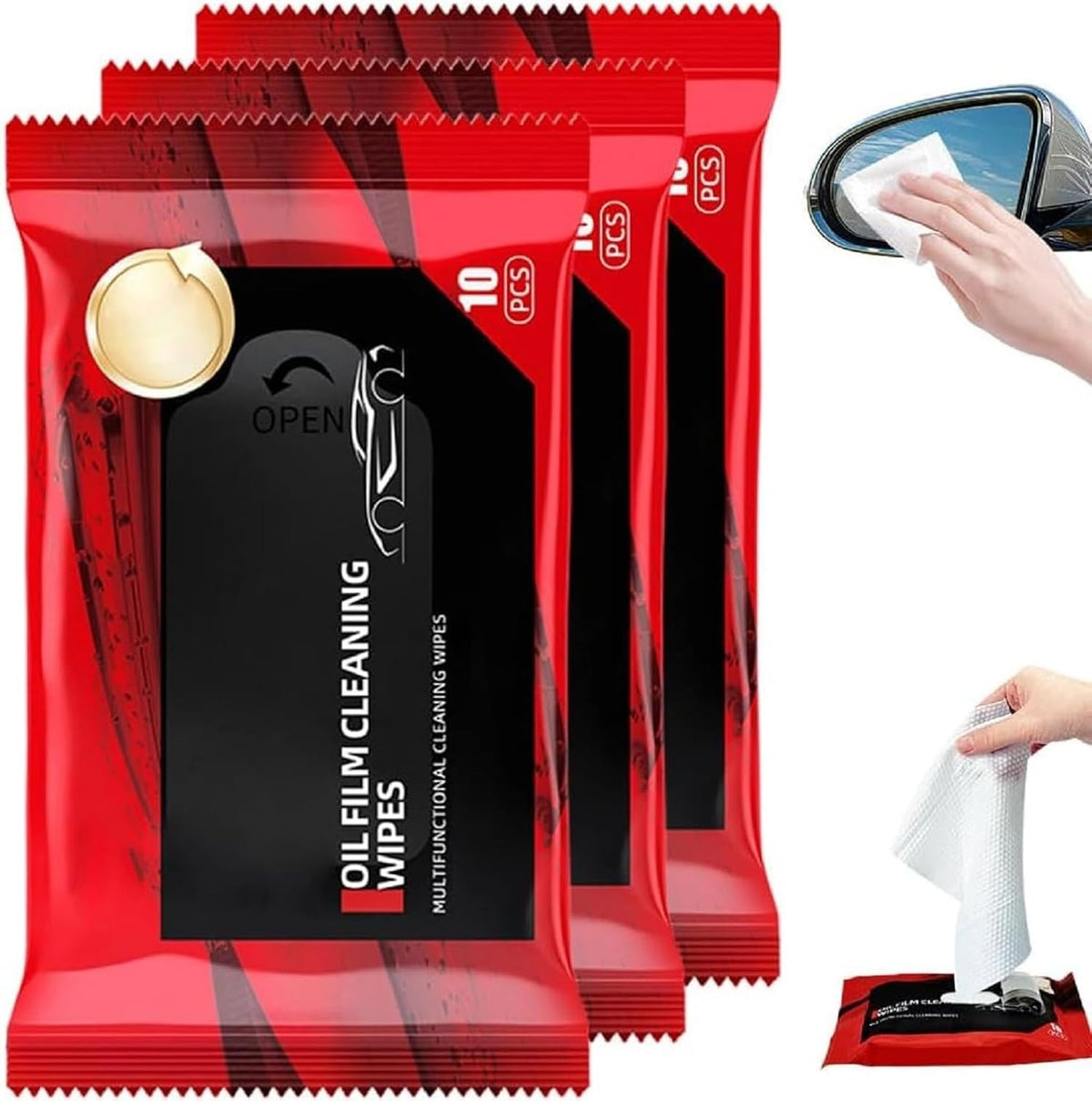 Car Glass Oil Film Removal Wipes