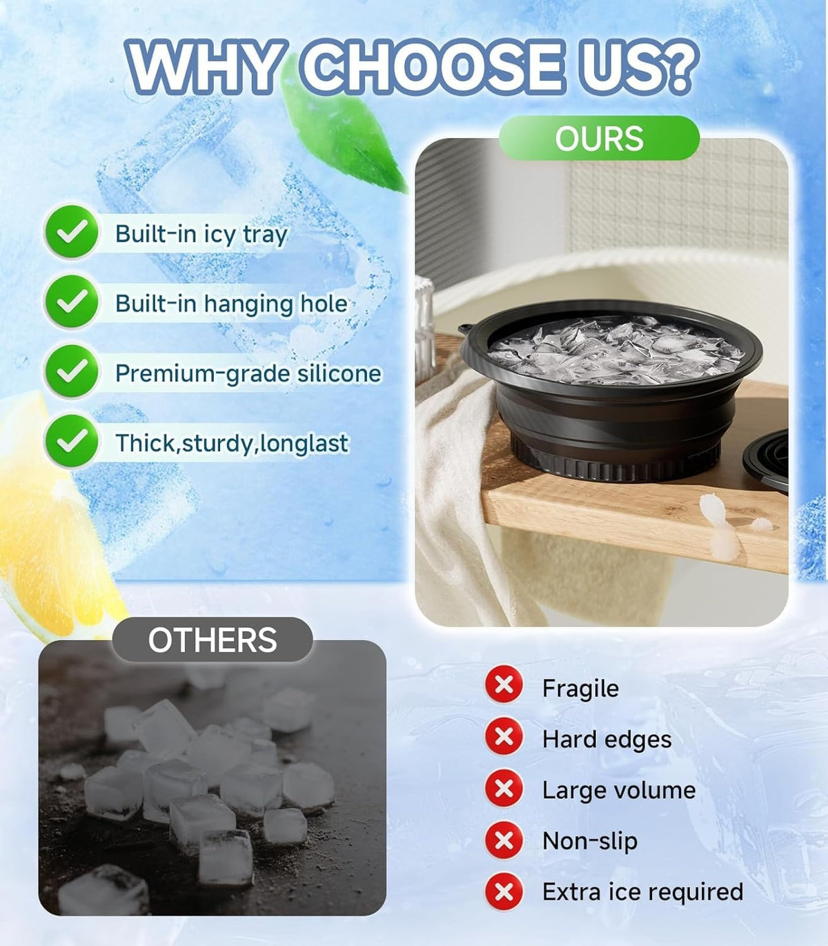 Face ice Bath Bowl