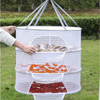 3-Layer Hanging Mesh Drying Rack