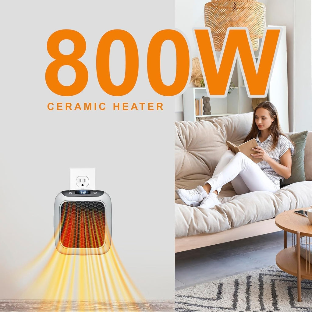 800W Wall-Mounted Electric Convector Heater