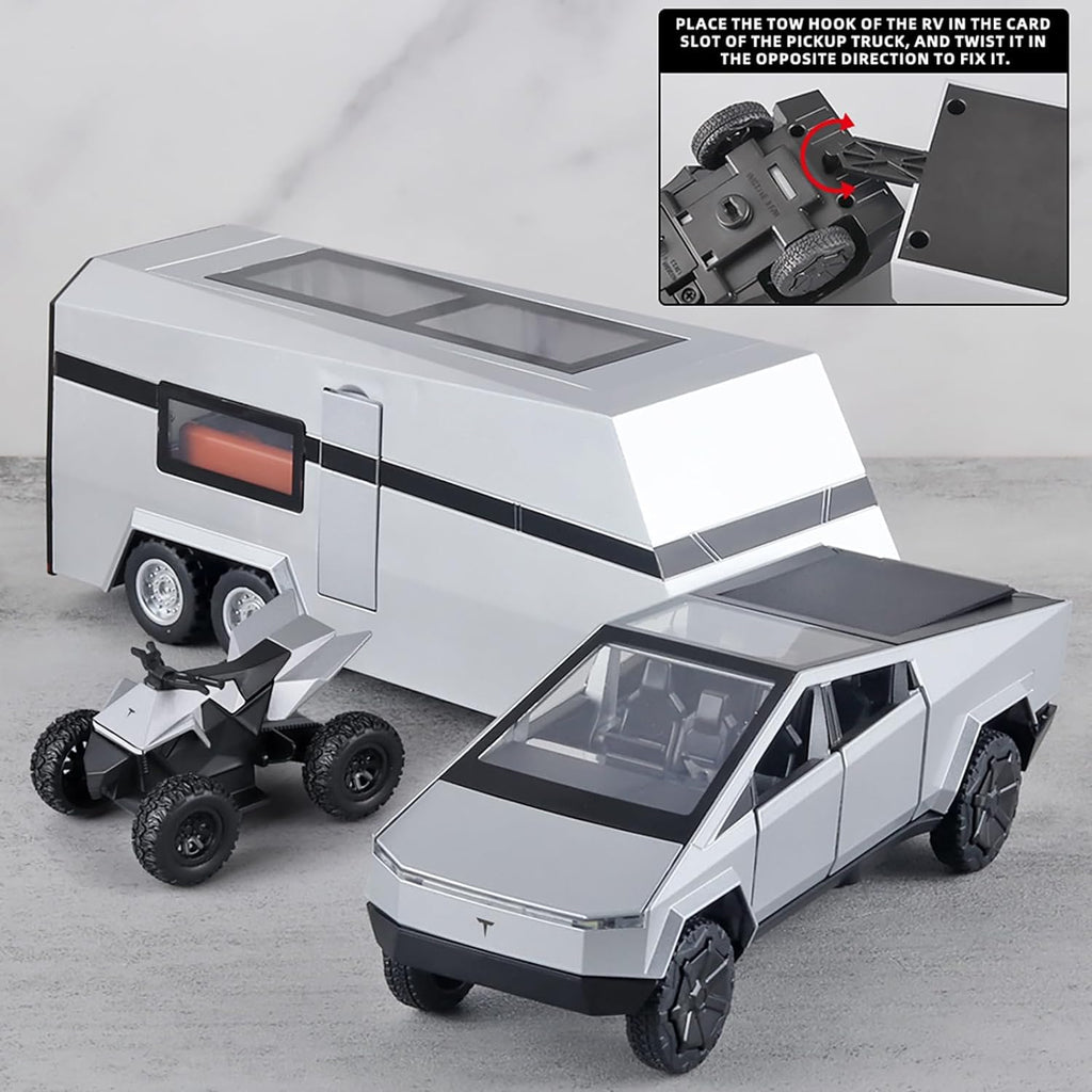 Tesla Cybertruck Die-Cast Toy Silver