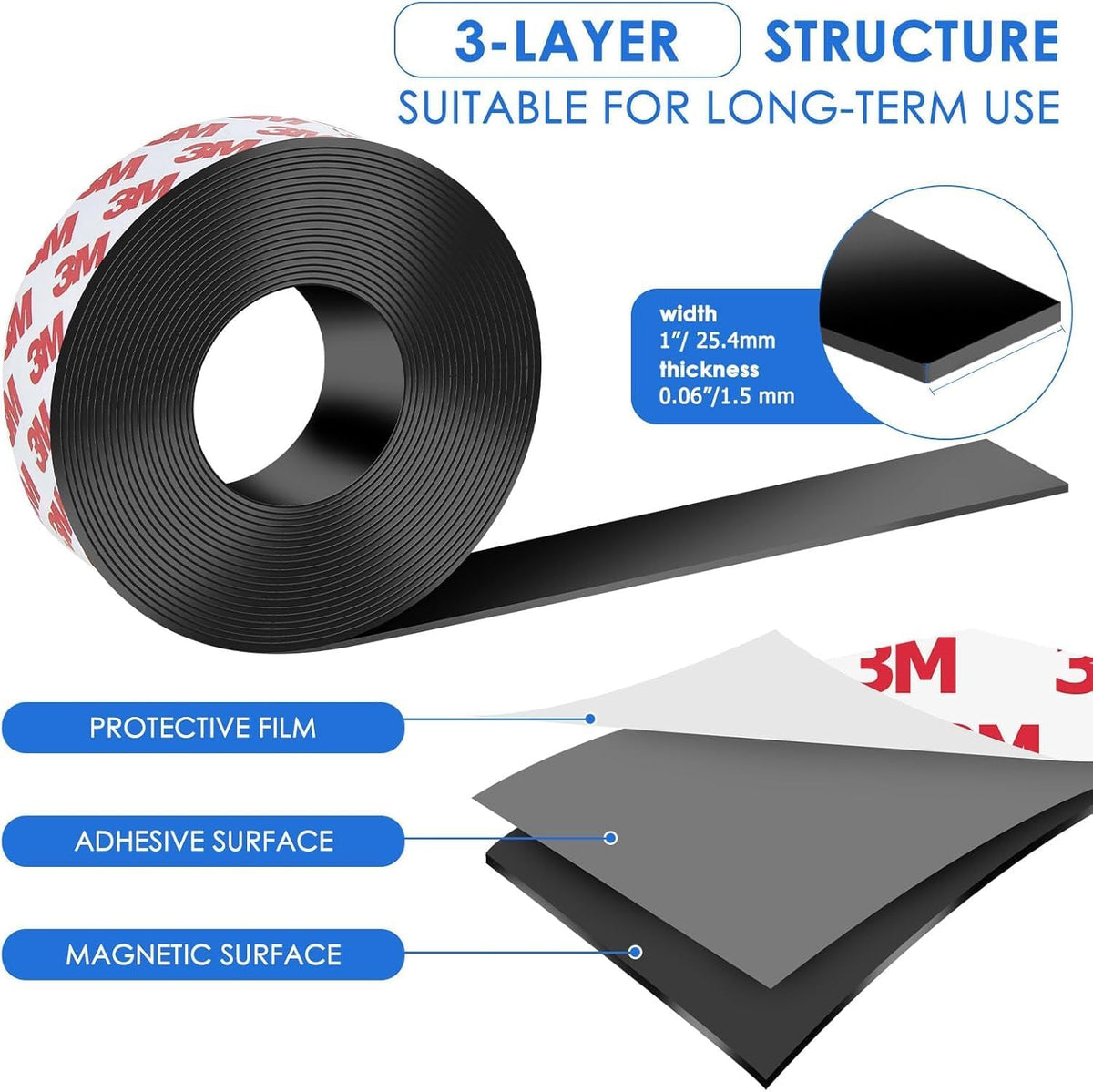 Magnetic Tape 2cm- 5meter