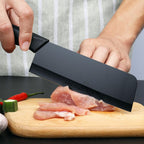 Stainless Steel Professional Kitchen Knife Set Black