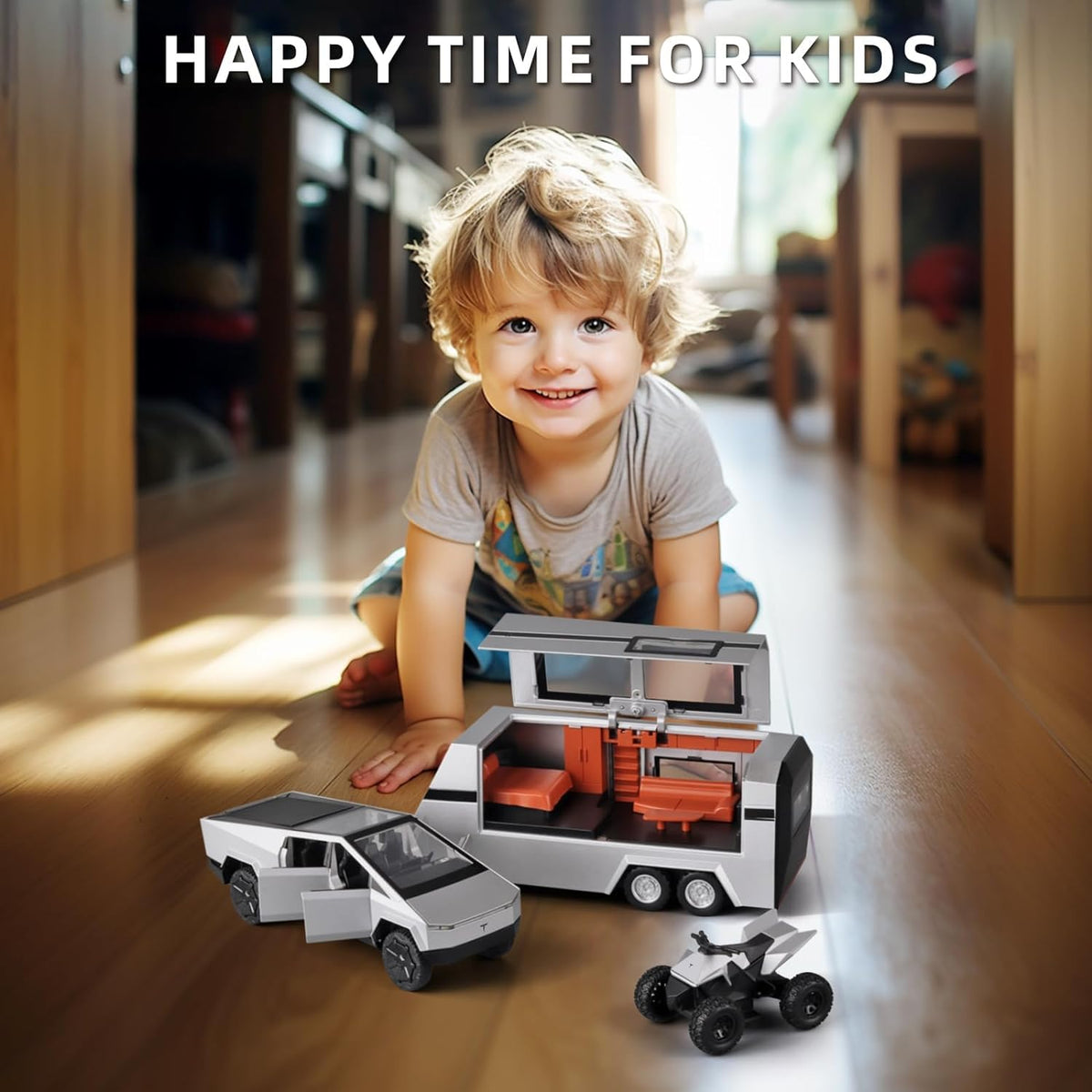 Tesla Cybertruck Die-Cast Toy Silver