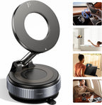 Magnetic Phone Ring Holder with Invisible Strap