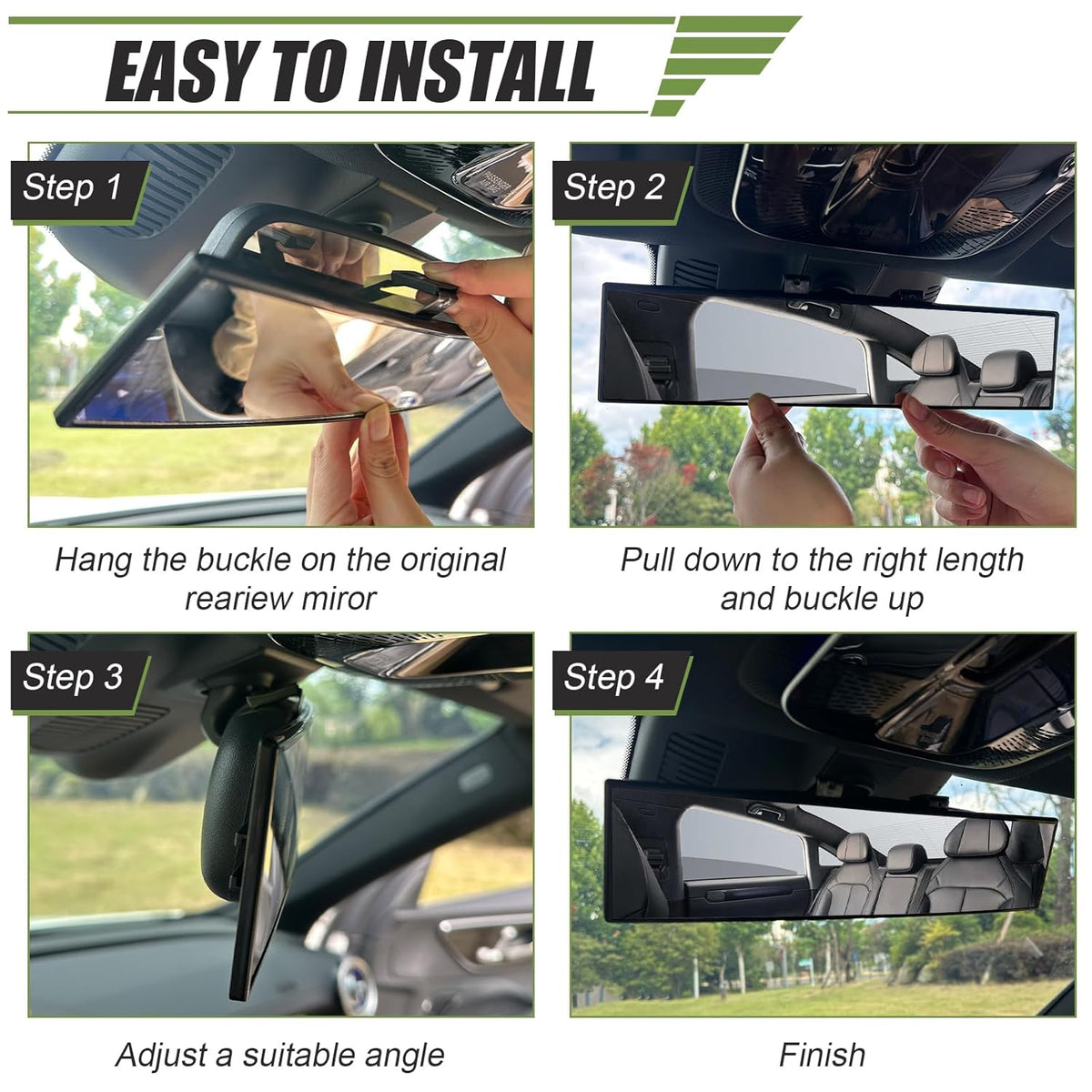 Car Panoramic Rear Mirror