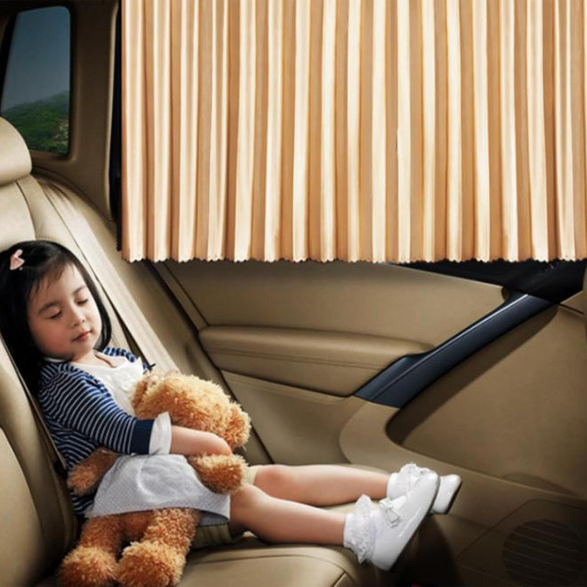 4 pcs Car Privacy Curtains