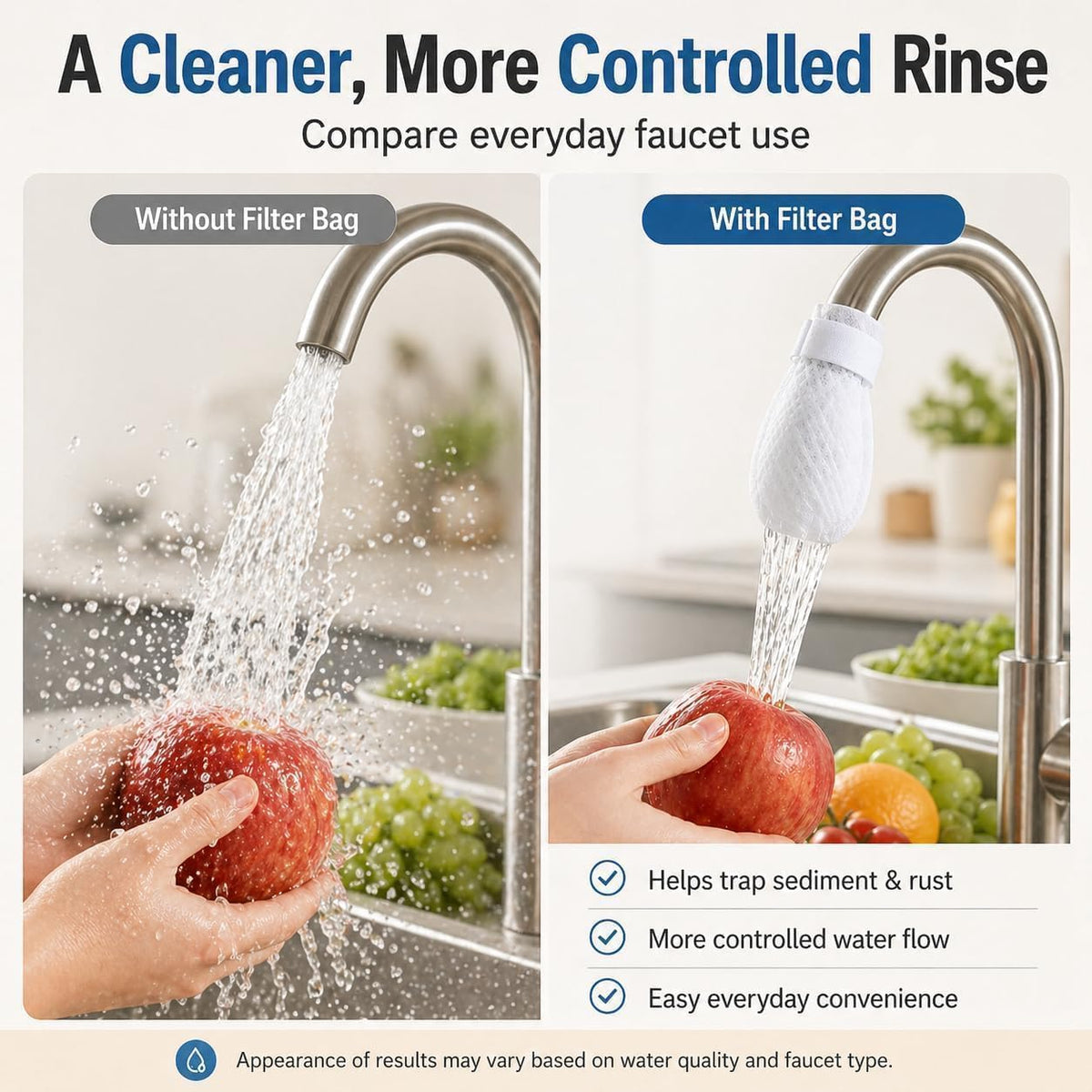 Faucet Water Filter Cotton Bags