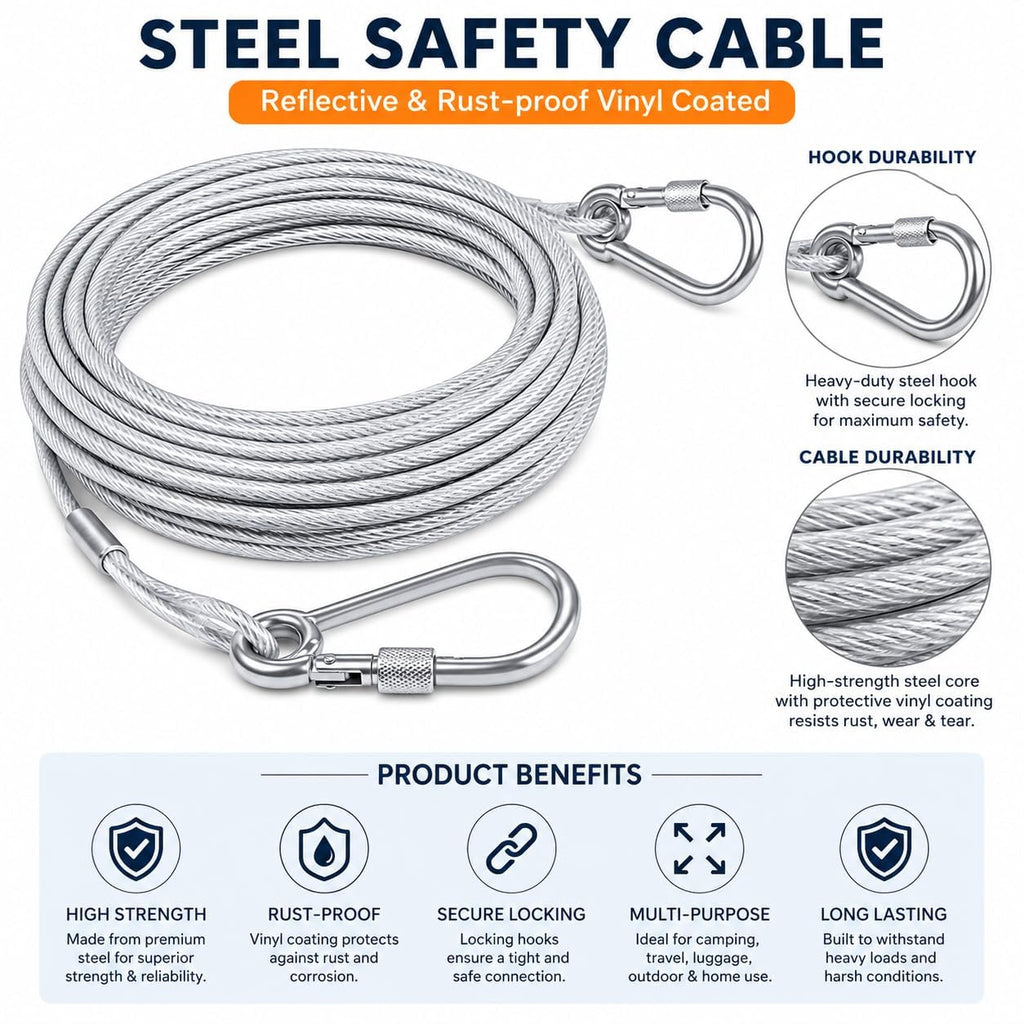 Heavy Duty Multipurpose Stainless Steel Clothesline