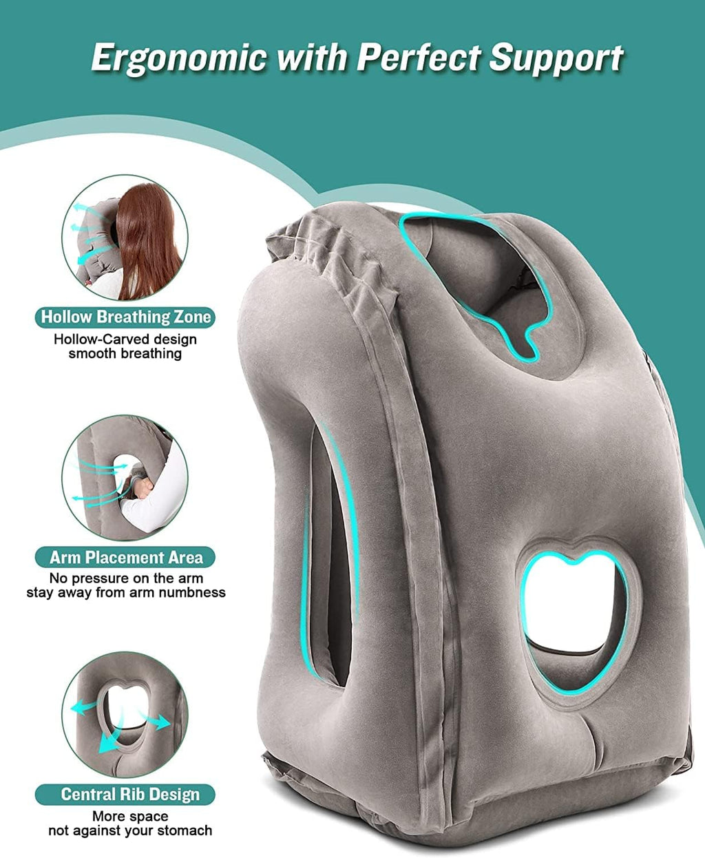 Inflatable Travel Pillow