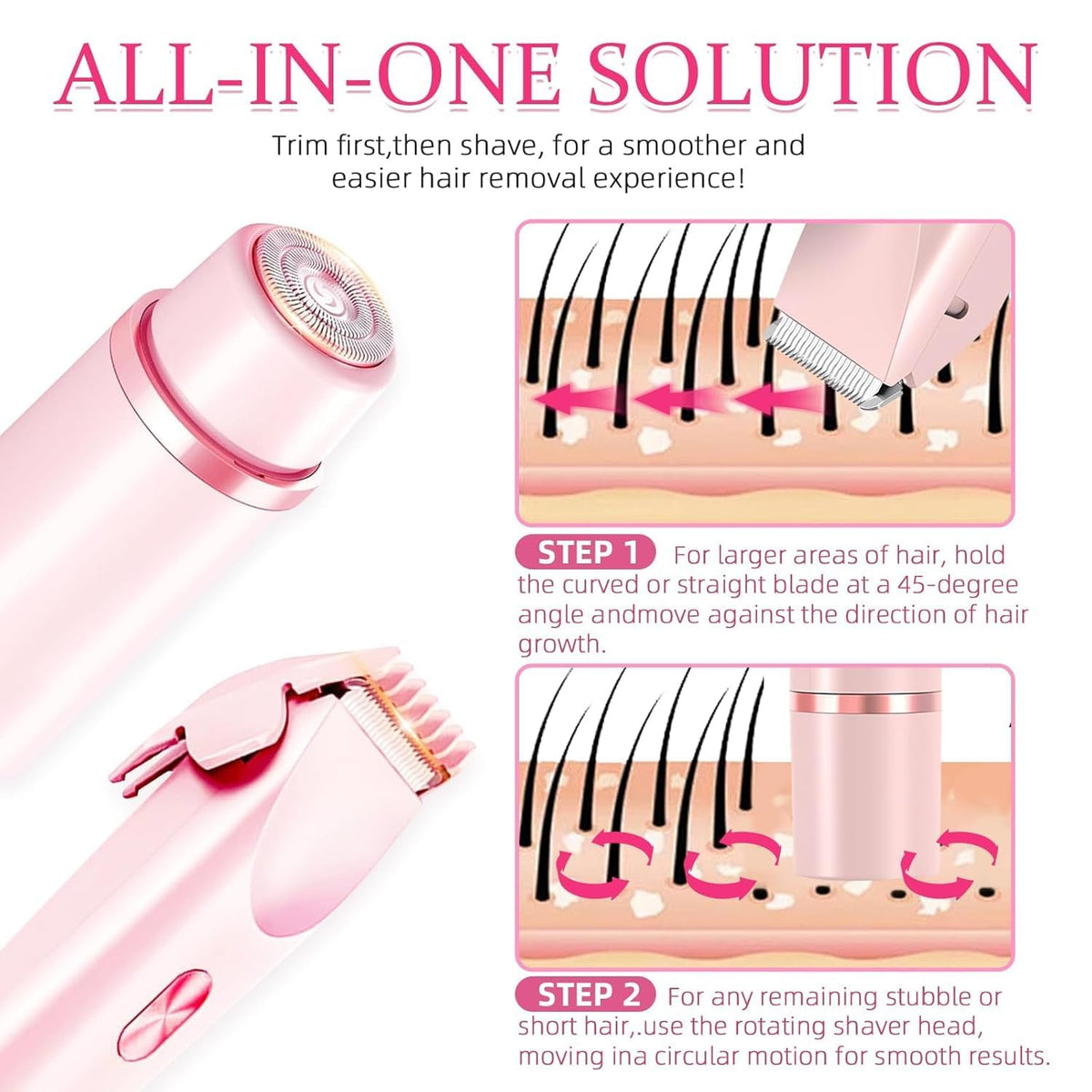 2 in 1 Electric Glow Shaver